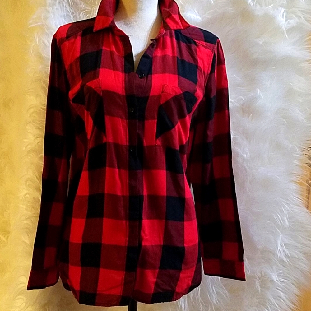 LG. Checked Blouse